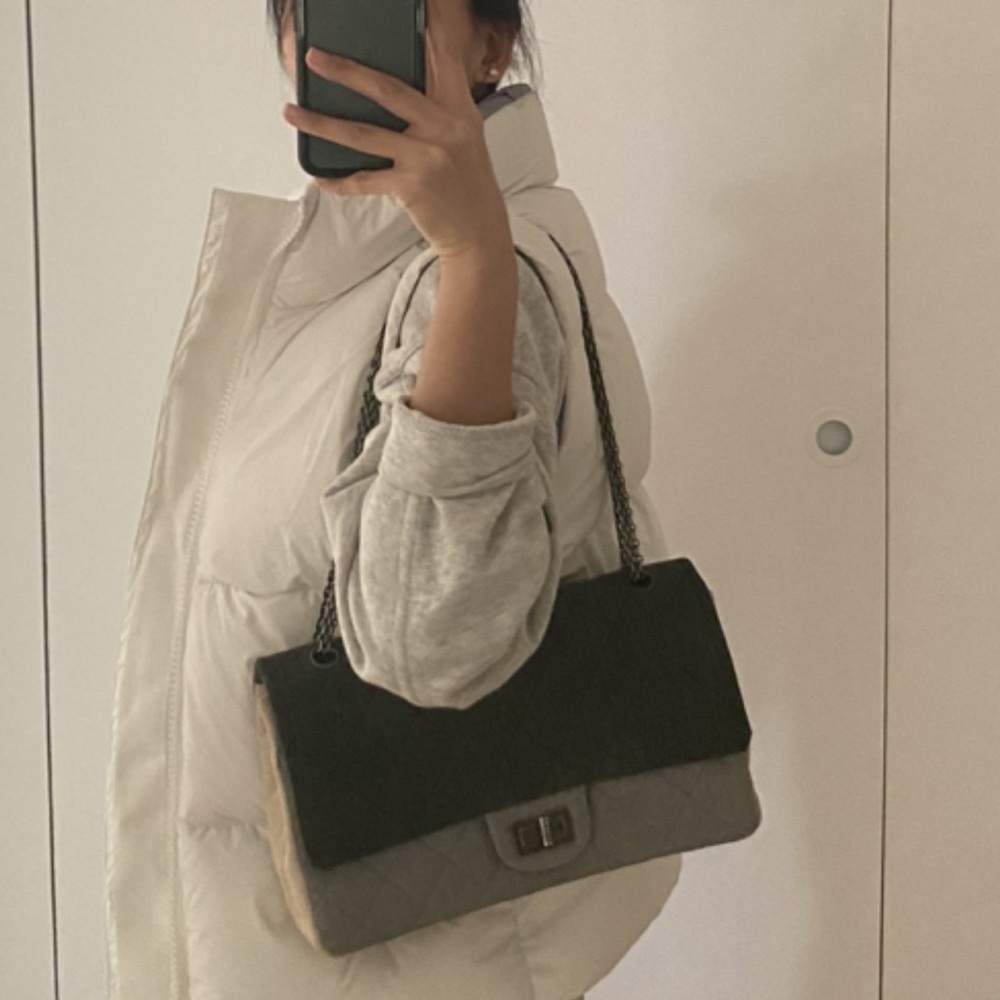 Chanel Denim Grey Reissue Medium Large Flap Bag - Picture 15 of 16